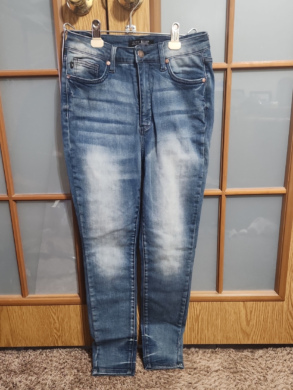 Judy Blue Faded Medium Blue Skinny Jeans Size 5